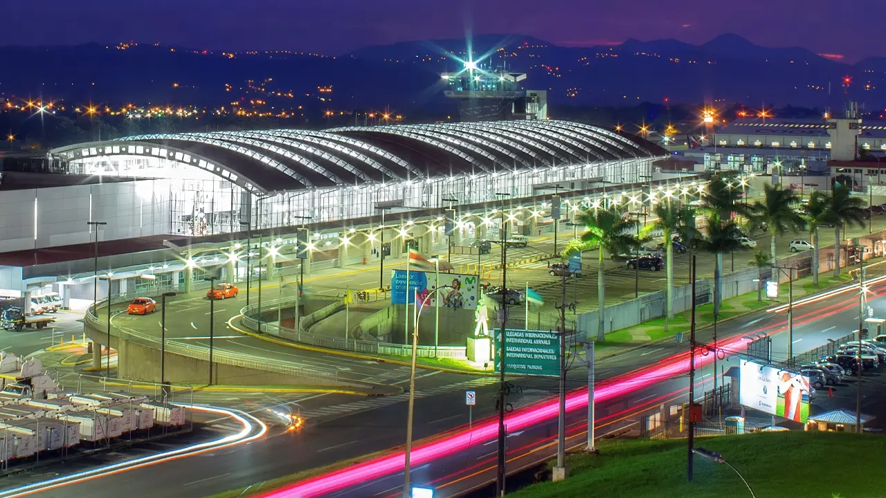 Juan Santamaría International Airport (SJO) in San José, Costa Rica